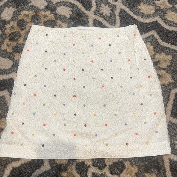 Mini skirt Paris Atelier. Lined Size Euro 38. - Picture 3 of 4